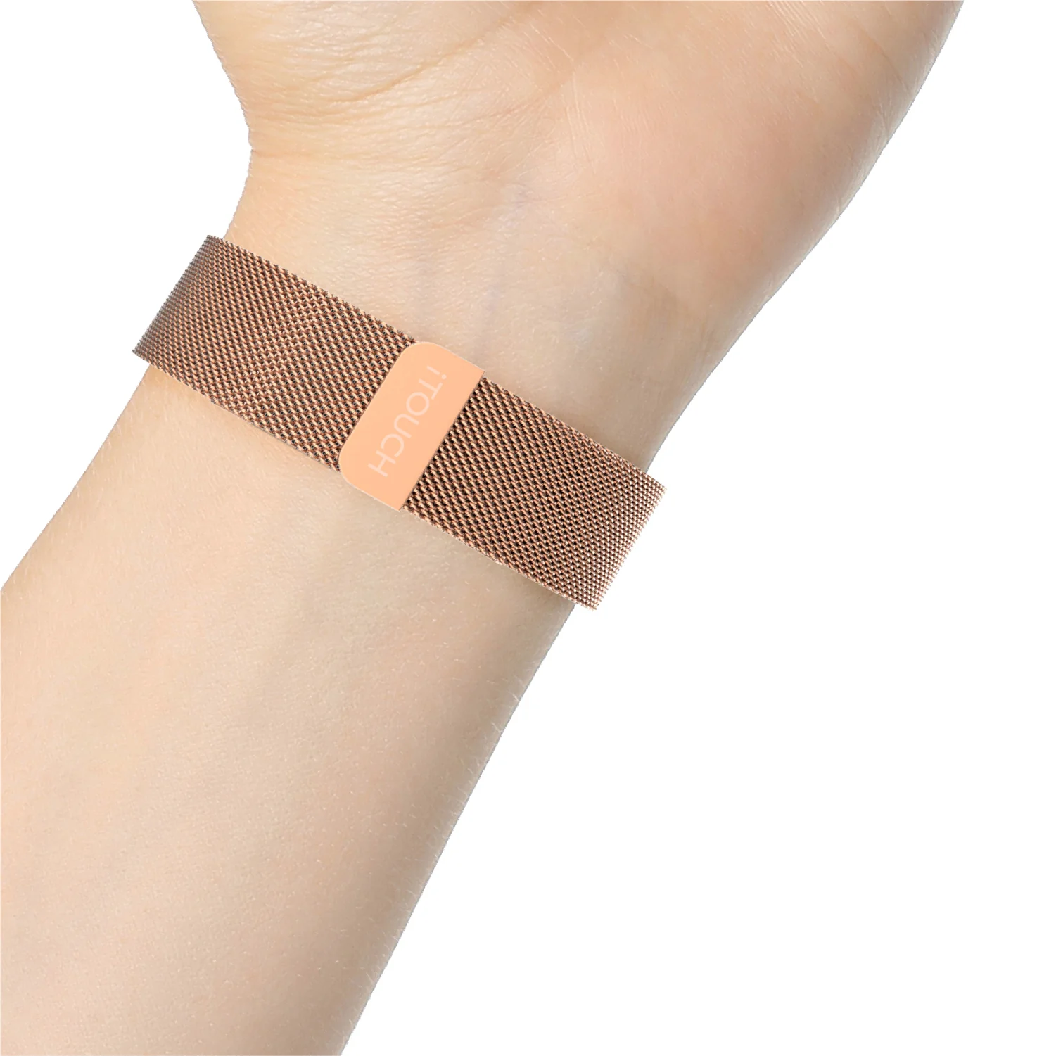 iTouch Air 3 40mm/Sport 3/Sport 4 Extra Interchangeable Strap: Rose Gold Mesh - Image 5